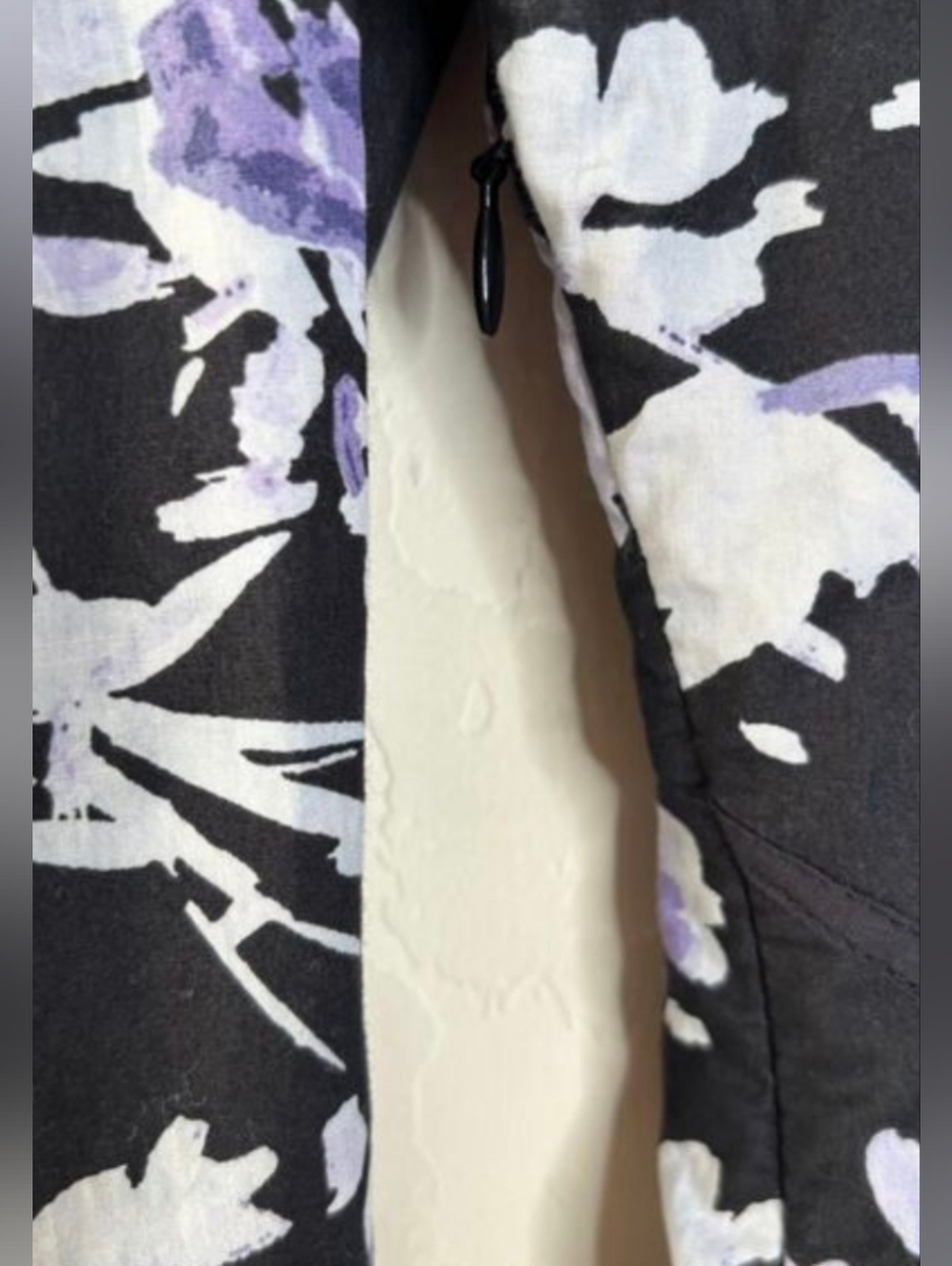 Anthropologie Womens Dress Corset Shirt Mini Long Sleeve Floral Black Size 6 - Picture 6 of 12